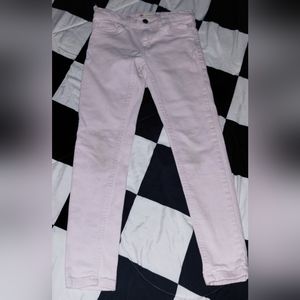 Levi's 710 Super Skinny Adjustable Waist Girls Pink Denim Jeans Size 10